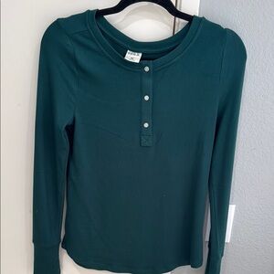 Soma Teal Casual Button-Up Shirt